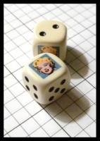 Dice : Dice - My Designs - Art Andy Warhol Marilyn Monroe Pair - Aug 2012